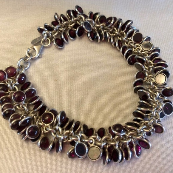 Silpada Garnet Cha-Cha Bead Bracelet RARE B1049 - Picture 11 of 15